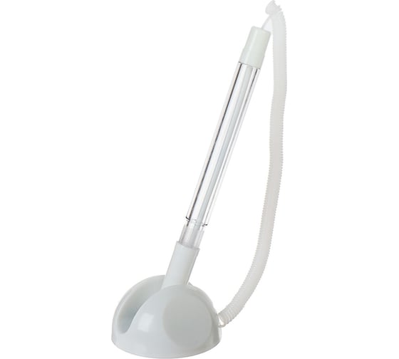 Изображение товара Шариковая ручка на подставке Calligrata Стоп 0.5 мм, с липучкой и шнуром, стержень синий, корпус белый 4645993