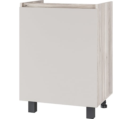 Изображение товара Шкаф под мойку Арника без столешницы Берген Лайт 0,6 м, дуб смоки, Кашемир 00-00164672