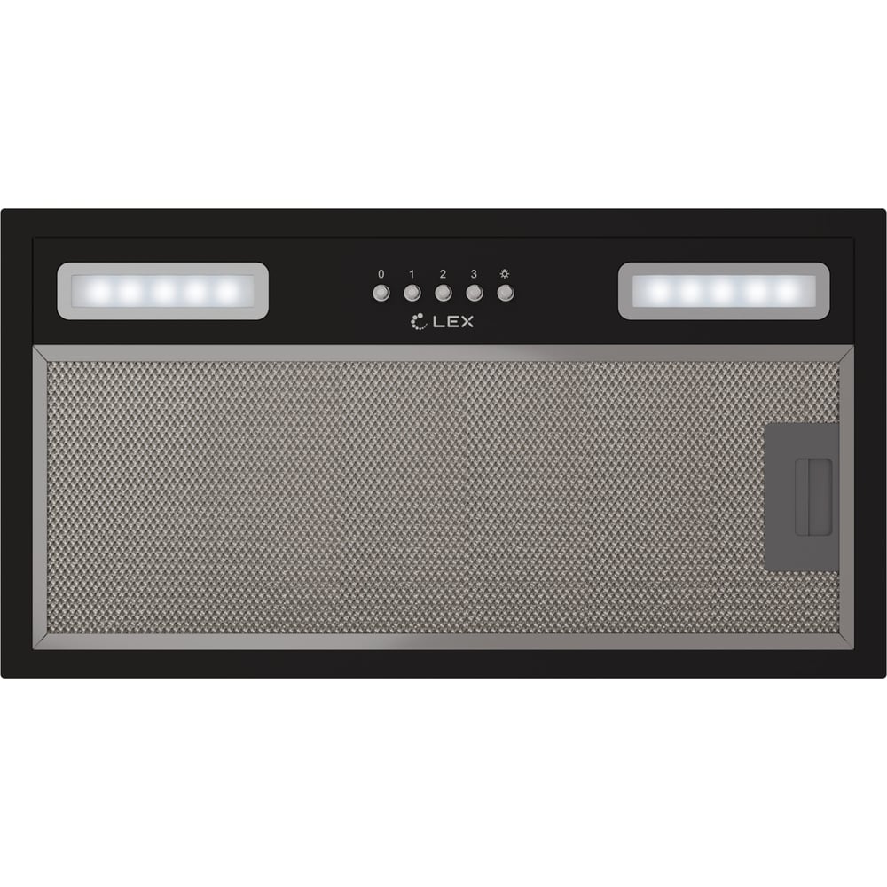 Изображение товара Вытяжка встроенная LEX HYPER 600 BL с периметральным всасыванием и режимом рециркуляции