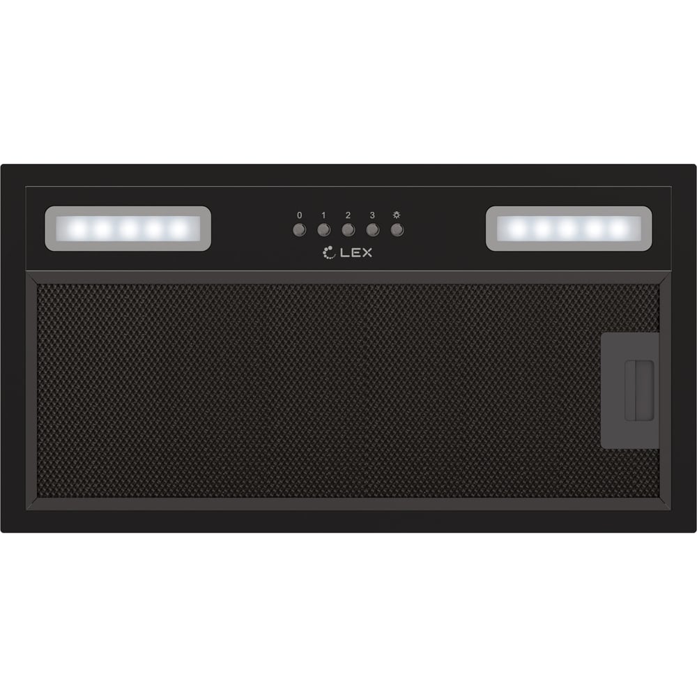 Изображение товара Встроенная кухонная вытяжка LEX HYPER 600 BBL черная 1050 м³/ч