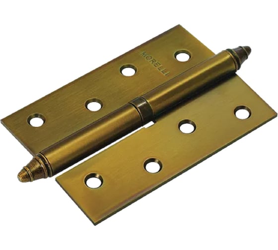 Изображение товара Петля стальная правая с подшипником MORELLI Петля MSN 100x70x2.5 COF R цвет-кофе 9015109