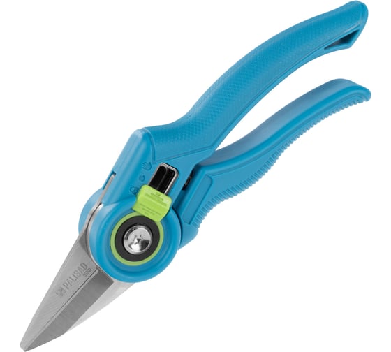 Изображение товара Секатор цветочный PALISAD 215 мм, регулировка захвата, пластиковые рукоятки, LUXE 60458