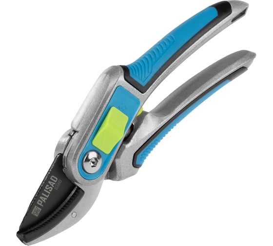 Изображение товара Секатор с наковальней PALISAD 215 мм, регулировка захвата, трехкомпонентные рукоятки, LUXE 60461
