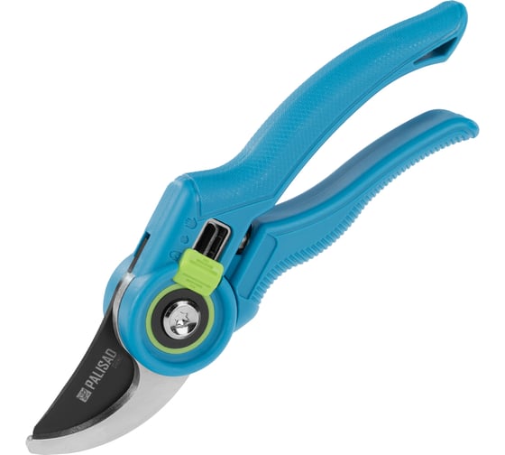 Изображение товара Секатор прямого реза PALISAD 210 мм, регулировка захвата, пластиковые рукоятки, LUXE 60457