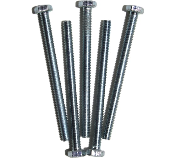 Изображение товара Болт шестигранный R2R полная резьба, DIN 933, 8.8, цинк, М6х80, 5 шт. 9500-BI03106080Z