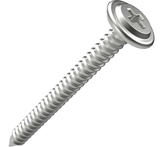 Изображение товара Саморез с прессшайбой усиленный Промрукав ГОСТ 4,2x45 (100 шт в уп) PR17.00722