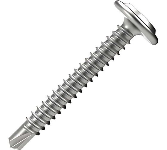 Изображение товара Саморез с прессшайбой Промрукав сверло, усиленный, ГОСТ 4,2x38 (100 шт в уп) PR17.00719