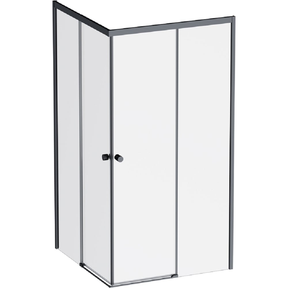 Изображение товара Душевое ограждение AM.PM X-joy 100x100 черный матовый