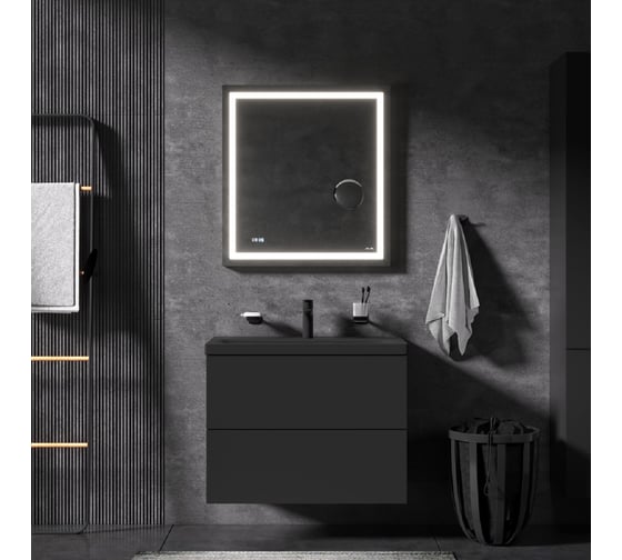 Изображение товара Подвесной комплект AM.PM Gem 75 см, черный BK90GN