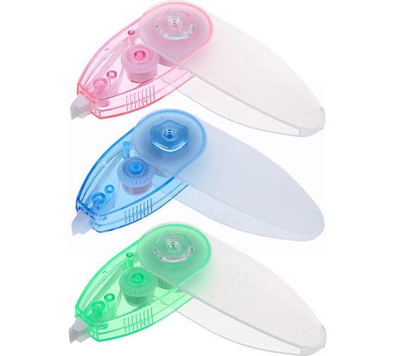 Изображение товара Корректор-лента Calligrata 9 м х 5 мм, раздвижной, на блистере, микс 893257