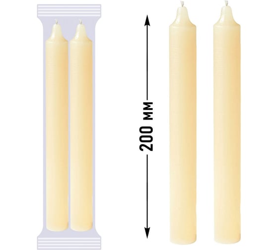 Изображение товара Хозяйственная свеча МУЛЬТИДОМ набор 2 шт №80 МТ61-63