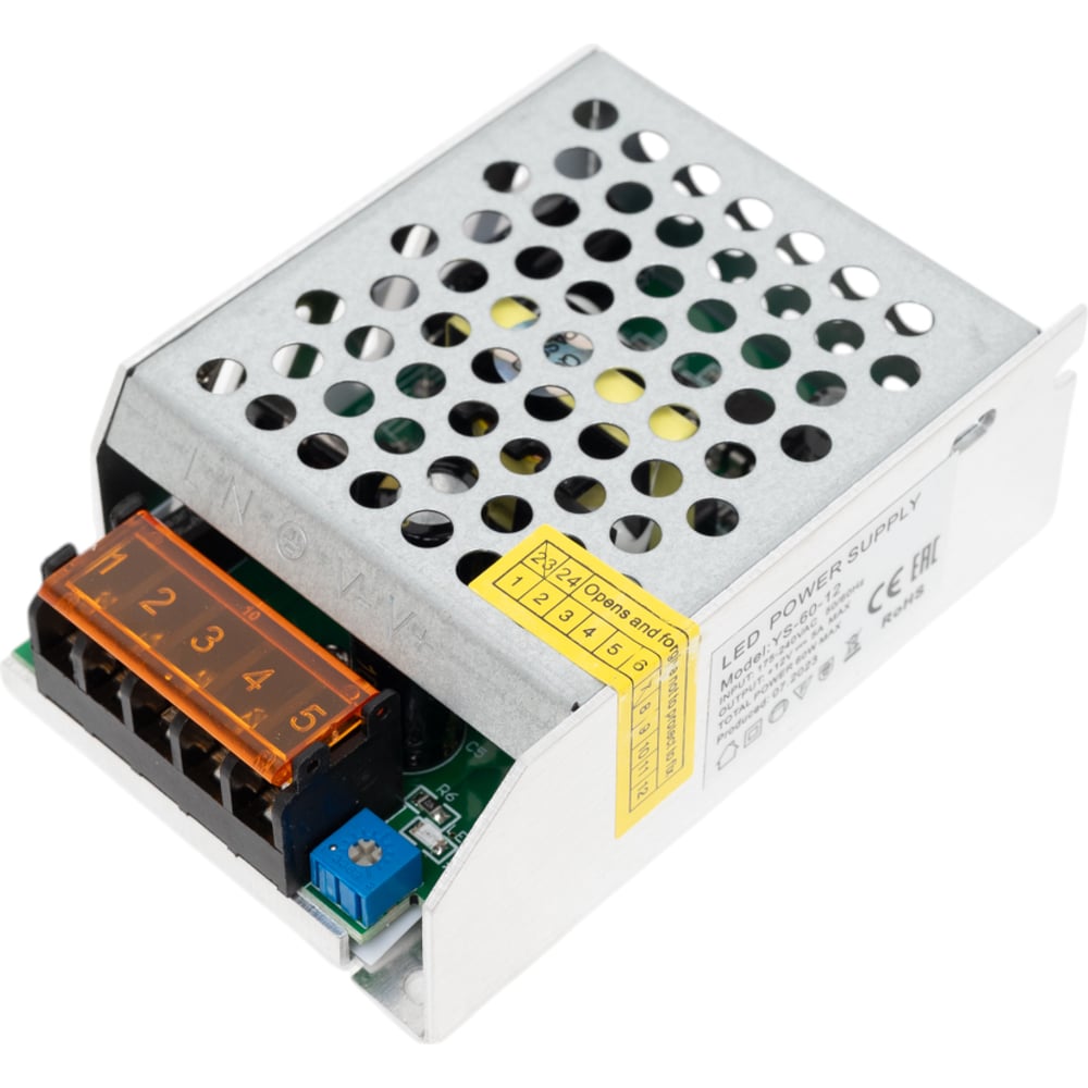 Изображение товара Блок питания LEDS POWER 60Вт 12В для светодиодных лент и модулей