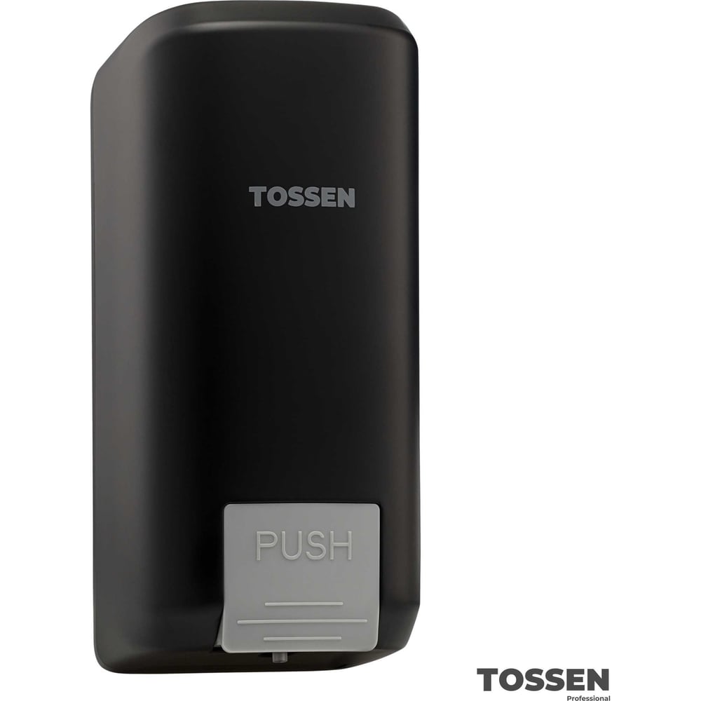 Изображение товара Механический дозатор мыла TOSSEN MN-7220 PB для антисептика настенный черный матовый