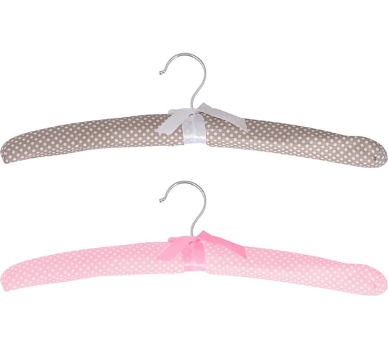 Изображение товара Вешалка-плечики МУЛЬТИДОМ текстиль 2 дизайна J26-103