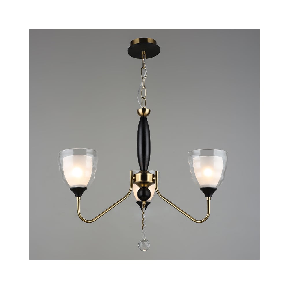 Изображение товара Люстра РОСТОК NH5305/3 COP+BK классическая 3x60W E27