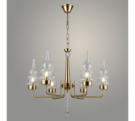 Изображение товара Люстра РОСТОК NH5318/6 COP медь 6x40W G9 d620 h780, QH23 988034548