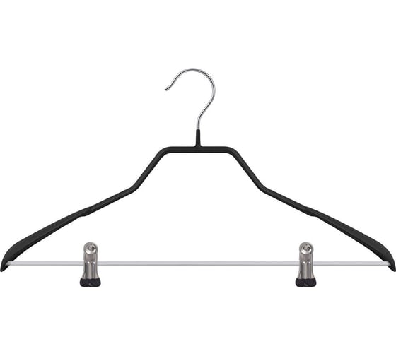 Изображение товара Металлическая вешалка МУЛЬТИДОМ с двумя прищепками 44-46 р 2 цвета SH26-31