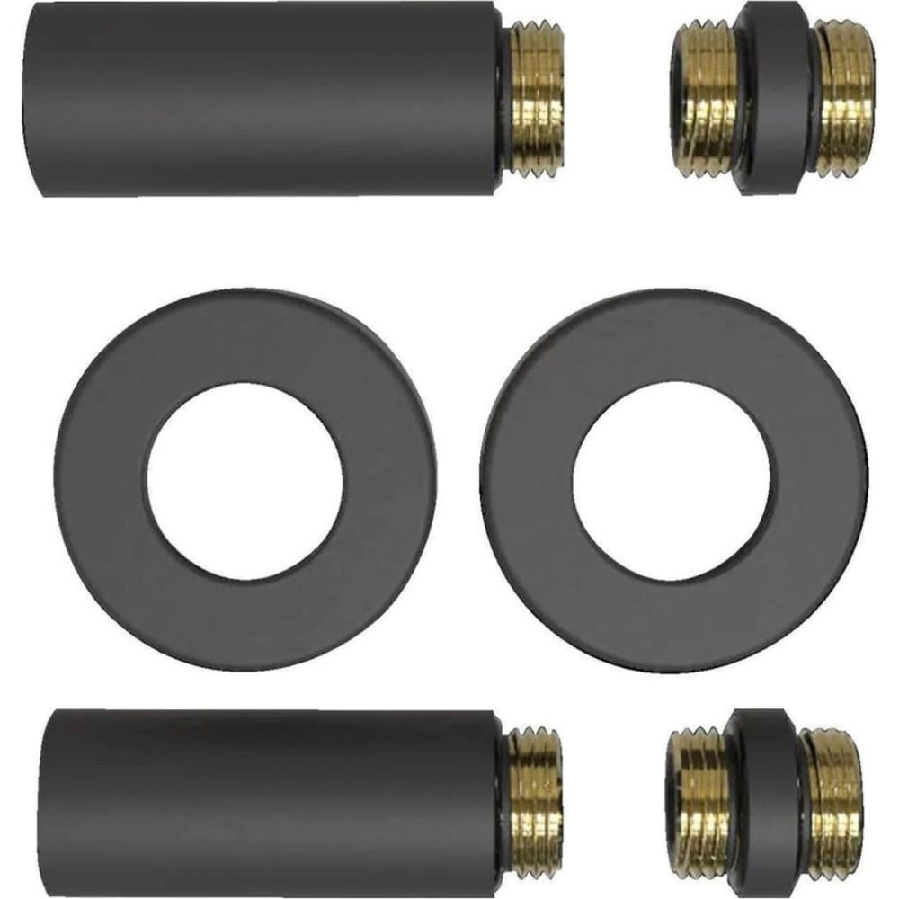 Изображение товара Удлинители VIVALDO черные 1/2РВ-РН L60 мм с чашками SRE-AT