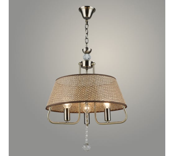 Изображение товара Люстра РОСТОК NH5322/3 AB бронза 3x60W E27 d410 h510, QH22 988025121