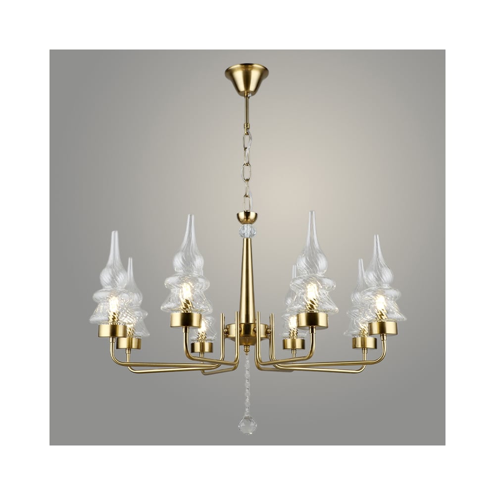 Изображение товара Люстра РОСТОК NH5318/8 COP медь 8x40W G9 d720 h780, QH23 988034549