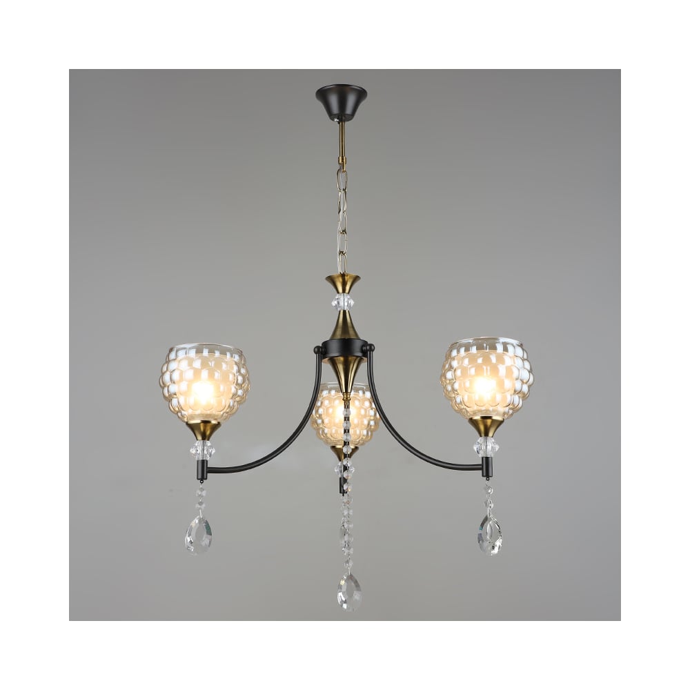 Изображение товара Люстра РОСТОК NH5310/3 COF+COP кофе+медь 3x60W E27 d650 h560, QH22 988025118