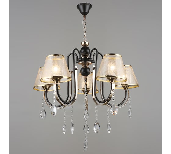 Изображение товара Люстра РОСТОК NH5269/5 COF+FGD кофе/золото 5x60W E27 d660 h610, QH22 988028319