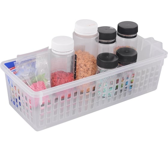 Изображение товара Корзинка для хранения МУЛЬТИДОМ Сеточка с ручкой 32,5х13х8 см YM56-9