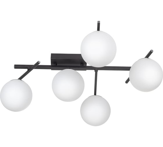 Изображение товара Люстра поворотная с пультом Citilux DORSY LED Чёрная CL223152