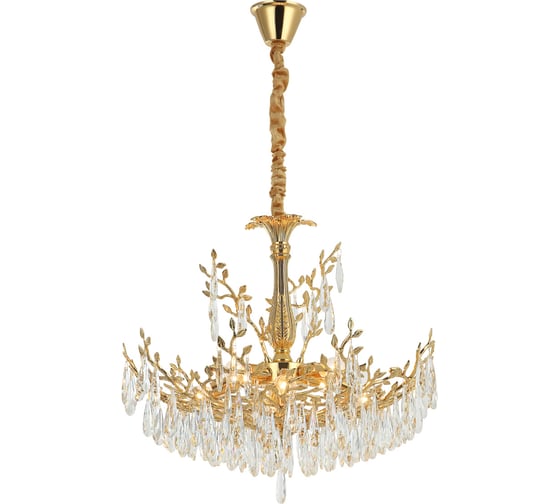 Изображение товара Люстра хрустальная подвесная Citilux RITZ Золото CL310082