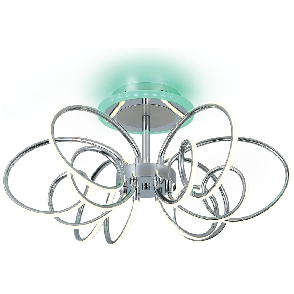 Изображение товара Умная люстра Citilux SALMA SMART RGB LED Хром 62 см современный дизайн