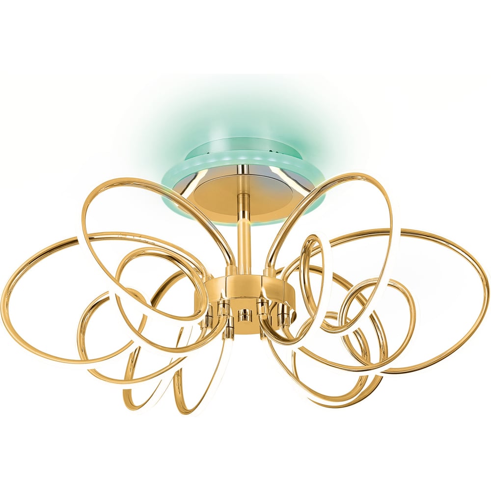 Изображение товара Умная люстра Citilux SALMA SMART RGB LED в золоте CL224A162