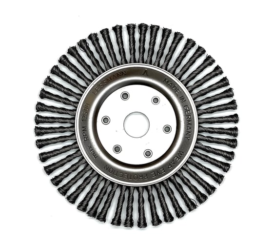 Изображение товара Щетка дисковая жгутовая Lessmann Д178х6х22,2х0,5мм, сталь, 48 жгутов 475201KB