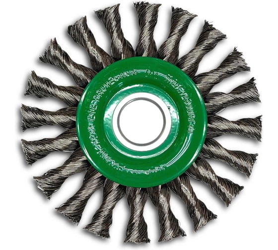 Изображение товара Щетка дисковая жгутовая Lessmann Д 125х14х22,2 х0,5мм, нерж 473811OP