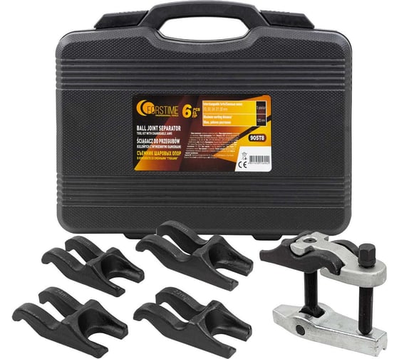 Изображение товара Съемник шаровых опор FORSTIME в комплекте со сменными губками, набор FT-905T8(61320)