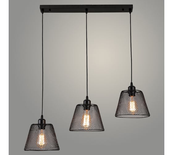Изображение товара Подвес РОСТОК G22805/3HT BK черный, 3x40W, E27, d600 h1000, LCY23 988034366