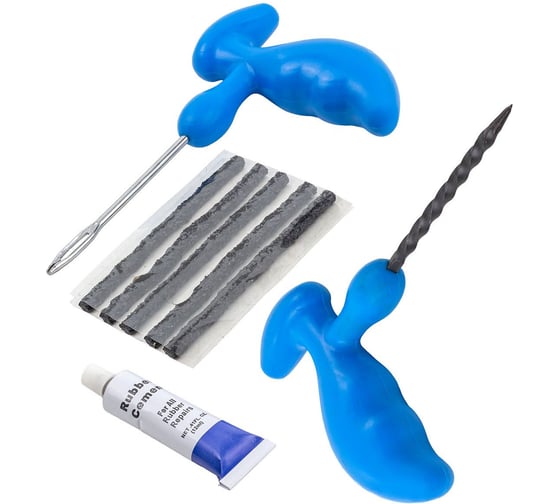 Изображение товара Набор инструмента для ремонта покрышек колес Rockforce 8 предметов, в блистере RF-STK-24(57043)