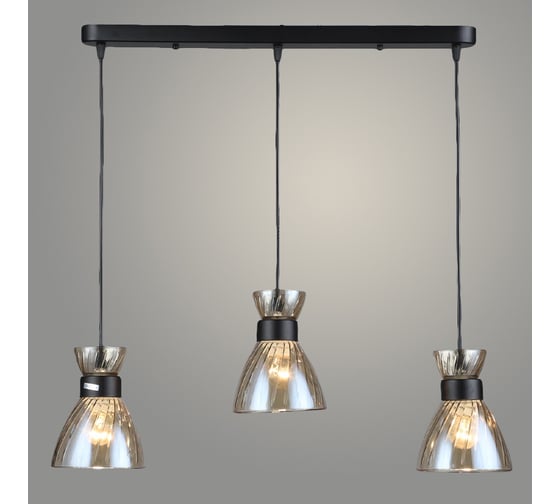 Изображение товара Подвес РОСТОК N5639/3HT BK черный, 3x40W, Е27, d655 h800, QH23 988032316