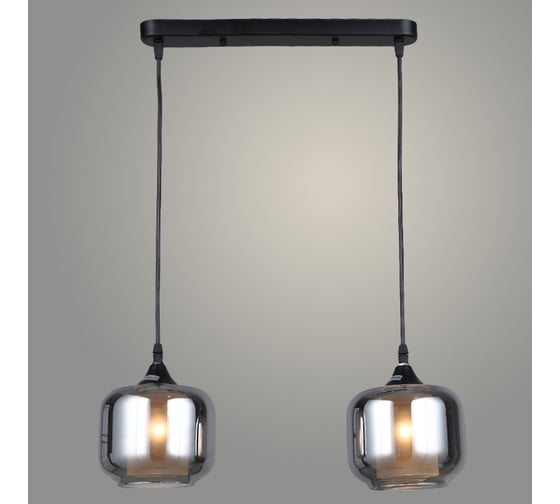 Изображение товара Подвес РОСТОК N4830/2HT BK+AM черный, 2x40W, E27, d470 h800, QH22 988013474