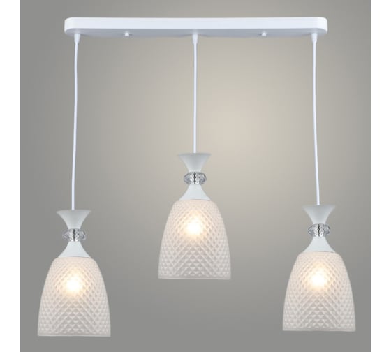 Изображение товара Подвес РОСТОК N5858/3HT WT белый, 3x40W, Е27, d660 h800, QH23 988035330