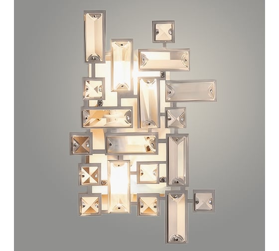 Изображение товара Бра РОСТОК W910-S CR хром/хрусталь 2x5W G9 h300, ZOK23 988032839