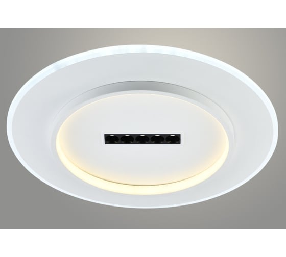 Изображение товара Светильник РОСТОК LI08241/475 PR WT белый, 86W+5W, LED, 3000К-6000К, d475, ПДУ(ИК), диммер, HN23 988371568