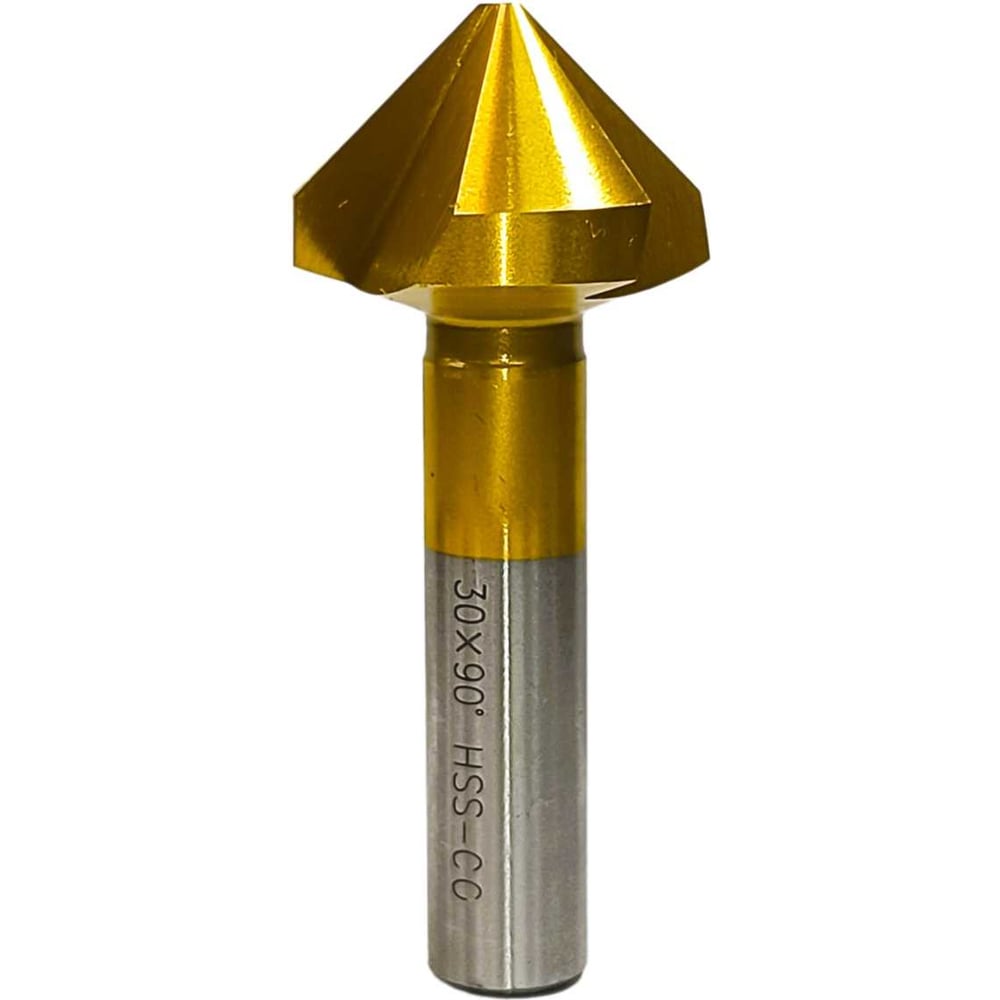 Изображение товара Зенковка Мегаинструмент 20.5х10х63мм HSSCo TiN для точных отверстий металла