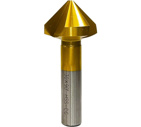 Изображение товара Зенковка Мегаинструмент 10.4х6х50мм, 90гр, HSSCo TiN