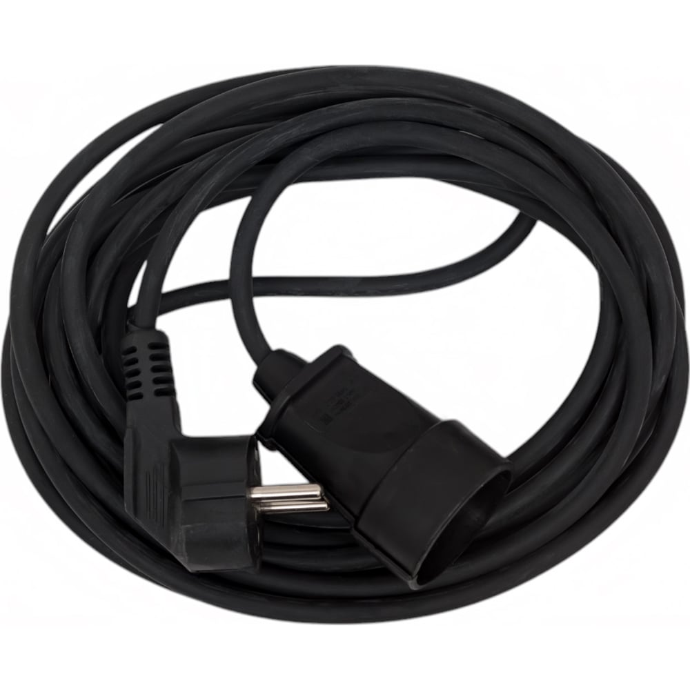 Изображение товара Удлинитель-шнур PROGIX 5 метров без заземления IP20 черный