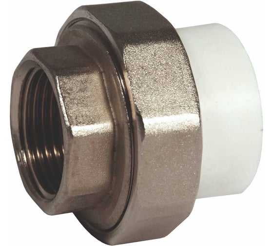 Изображение товара Муфта разъёмная ППР Millennium 50×2" с внутренней резьбой — соединительный фитинг для труб 3M72-tuf-502000