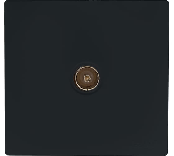 Изображение товара Розетка ТВ оконечная Lezard LETO черный бархат 752-4200-130