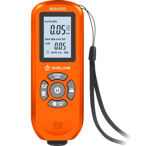 Изображение товара Толщиномер лакокрасочного покрытия Airline черные/цветные металлы AKAA003