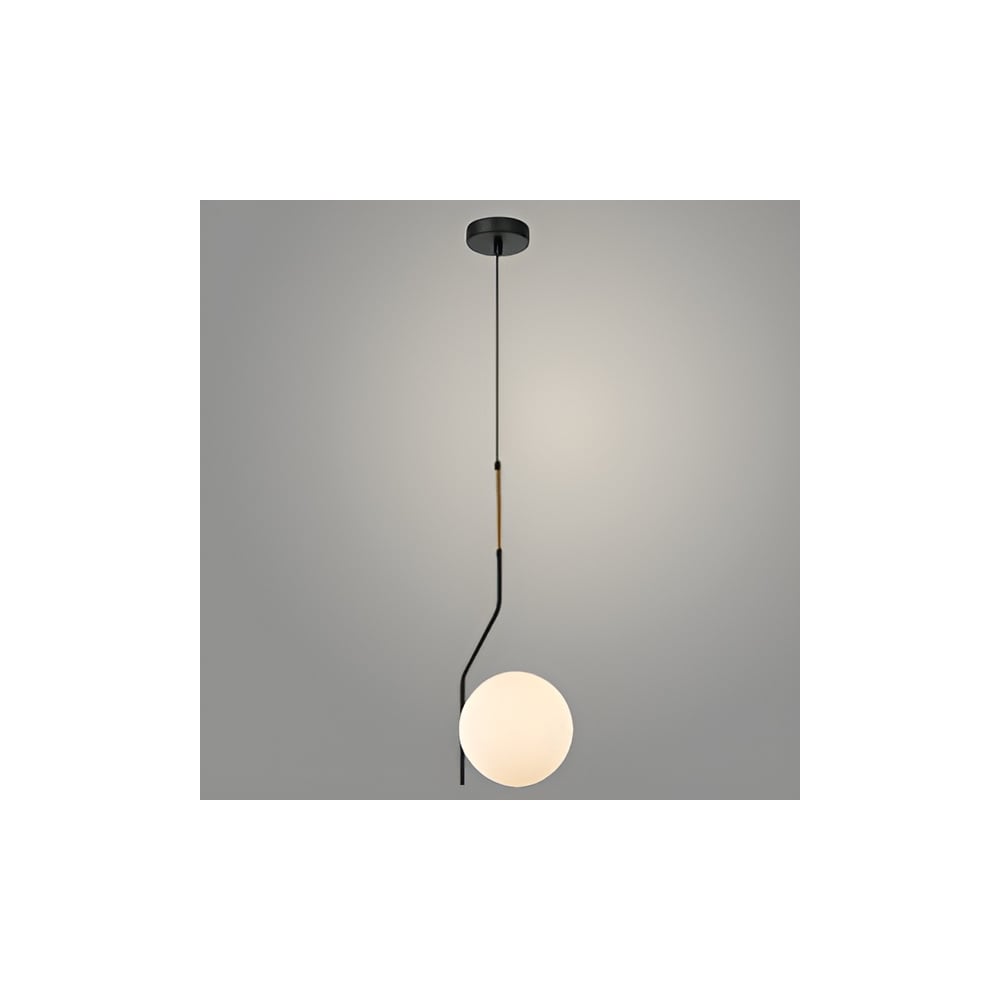 Изображение товара Подвесной светильник РОСТОК MDM4400/1HQ M BK+BRO 1x60W E27 модерн