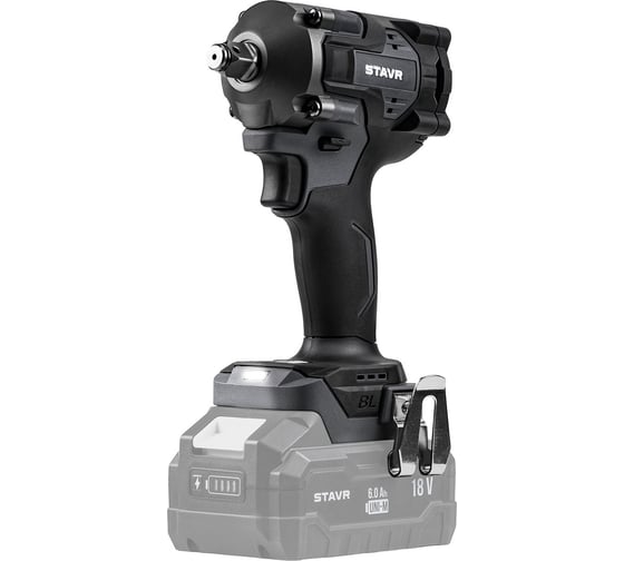 Изображение товара Гайковерт ударный Ставр 18V UNI-M, 1/2", 380 Нм, BL STAVR SWI 18BL-380V (без АКБ и ЗУ), 9022300040