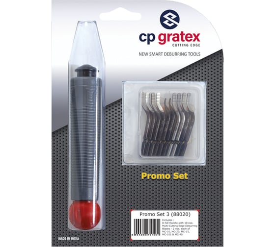 Изображение товара Фаскосниматель cp gratex 3.2мм, Type-MC, SoftGrip Promo Set 3 88020